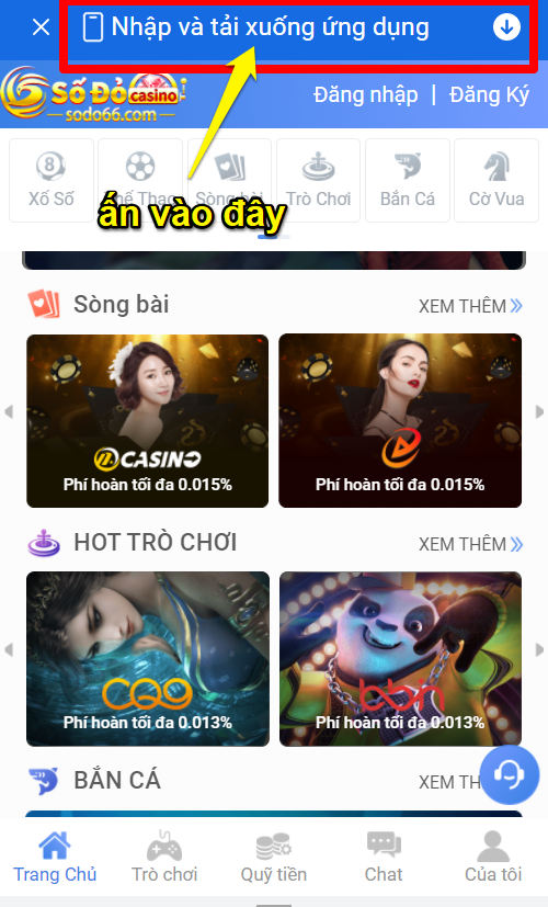 tải app sodo66