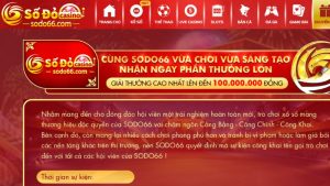 Tham gia vừa chơi vừa sáng tạo tại Sodo66 nhận ngay trăm triệu